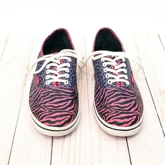 Vans Animal Print Sneakers Shoes - Picture 3 of 8